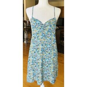 Wild Fable Never Worn Floral 100% Rayon Sun Dress Coastal Cowgirl Sz M
